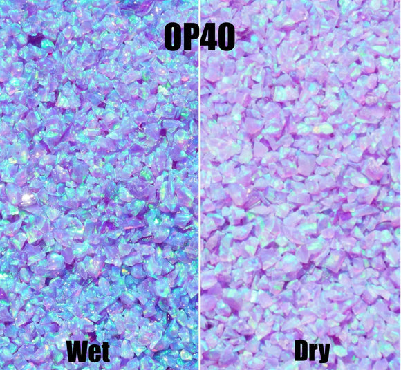Crushed Opal - OP40 Multi-Violet - Opal And Findings