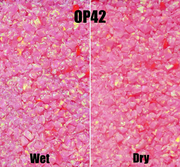 Crushed Opal - OP42 Royal Pink - Opal And Findings