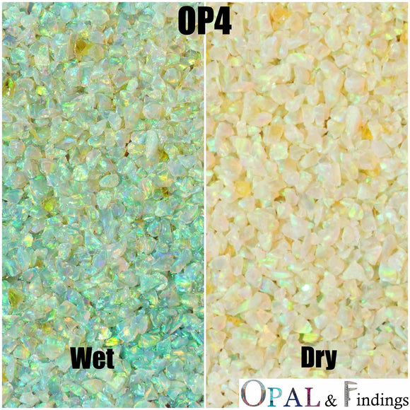 Crushed Opal - OP04 Lemon Yellow - Opal And Findings