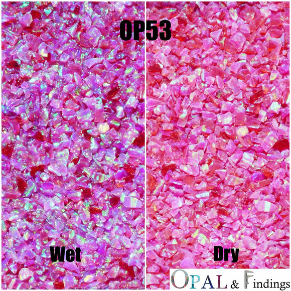 Crushed Opal - OP53 Sleepy Violet - Opal And Findings