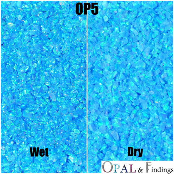 Crushed Opal - OP05 Blue Pacific - Opal And Findings