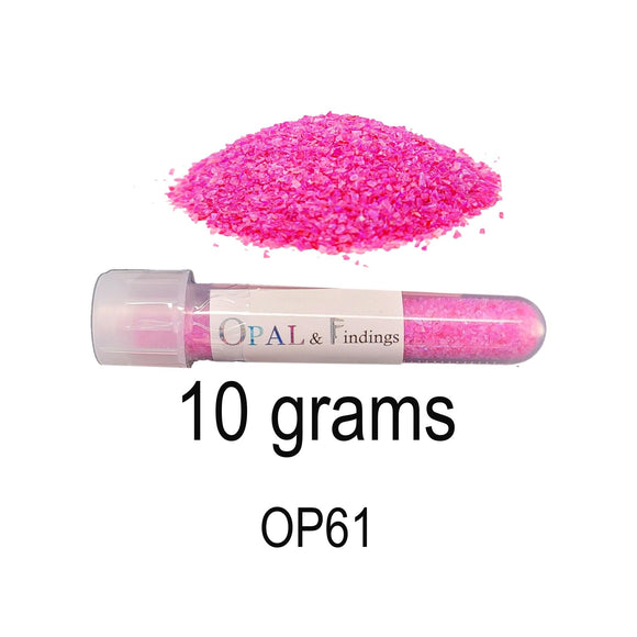 Bulk Crushed Orchid Opal 10 Grams OP61