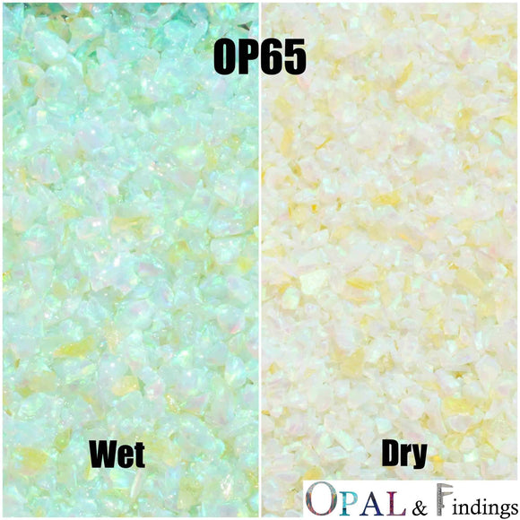 Crushed Opal - OP65 Cream Soda - Opal And Findings