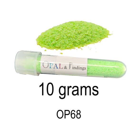 Bulk Crushed Spring Bud Opal 10 Grams OP68