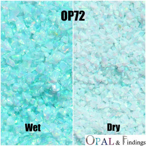 Crushed Opal - OP72 Mint Green - Opal And Findings