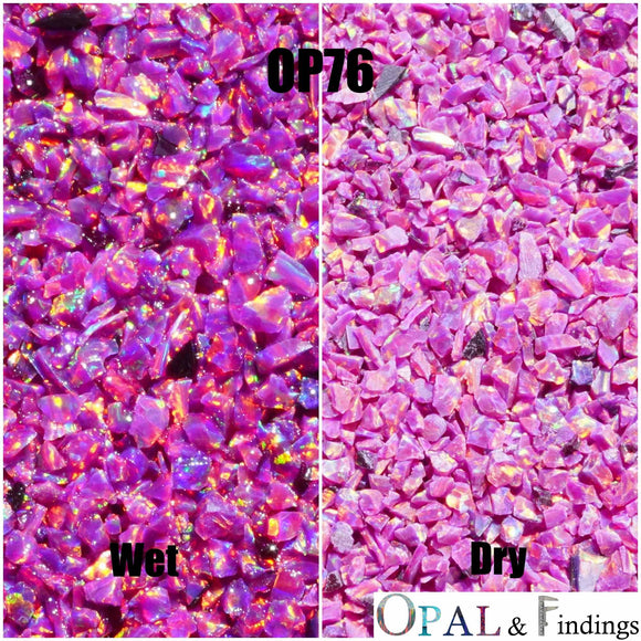 Crushed Opal - OP76 Royal Purple - Opal And Findings