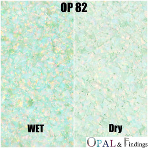 Crushed Opal - OP82 Green Apple - Opal And Findings