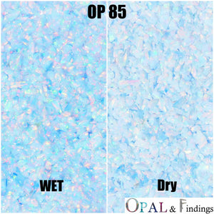 Crushed Opal - OP85 Unicorn Blue - Opal And Findings