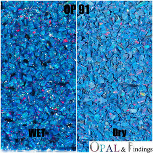 Crushed Opal - OP91 Night Indigo - Opal And Findings