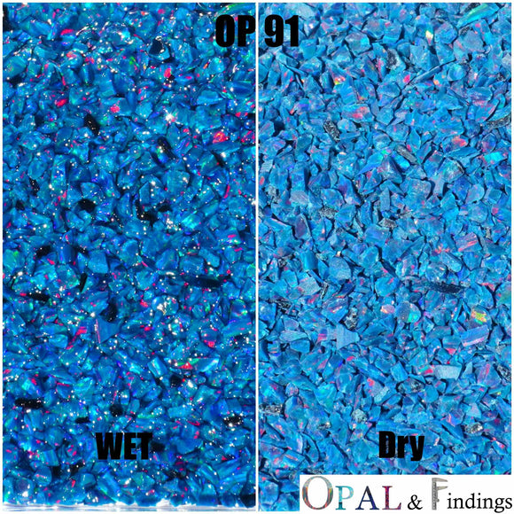 Crushed Opal - OP91 Night Indigo - Opal And Findings