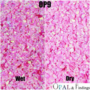 Crushed Opal - OP09 Magenta - Opal And Findings