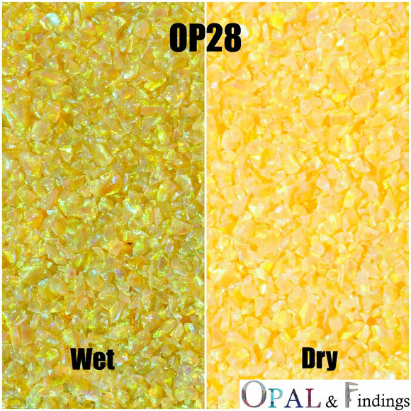 Crushed Opal - OP28 Citrine - Opal And Findings