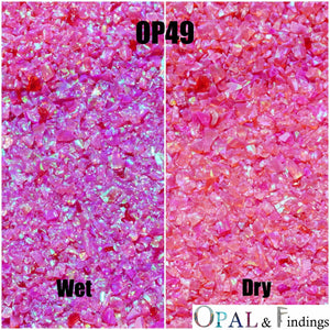 Crushed Opal - OP49 Red Wine - Opal And Findings