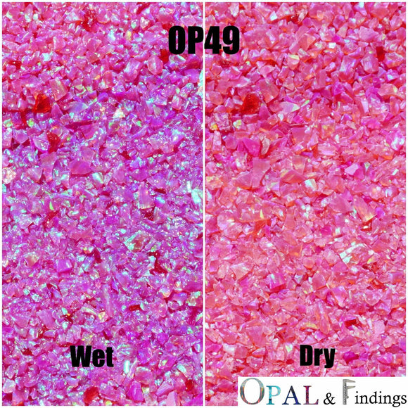 Crushed Opal - OP49 Red Wine - Opal And Findings