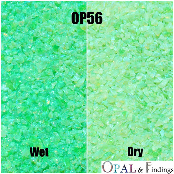 Crushed Opal - OP56 Honeydew - Opal And Findings