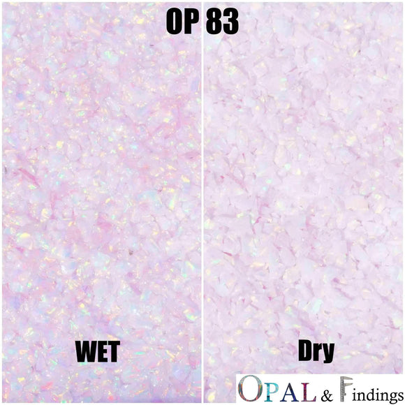 Crushed Opal - OP83 Pink Snow - Opal And Findings