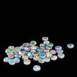 3mm Round Opal Cabochon - OP77 Royal Blue Grey - Opal & Findings