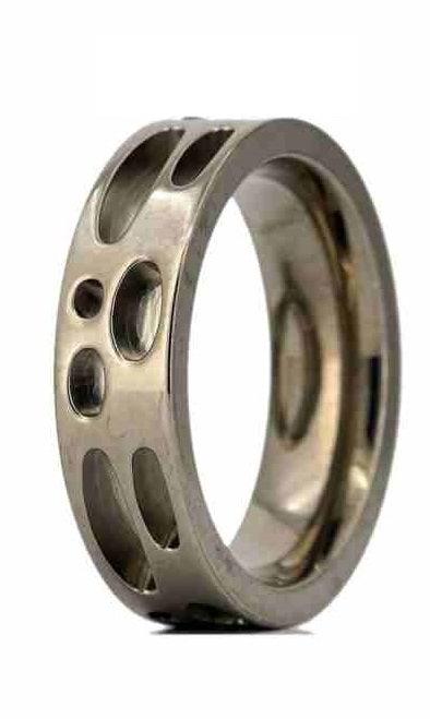 Pima Custom Design Titanium 8mm Ring Core Blank for Inlay DIY Jewelry ...