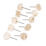 Polishing Buffing Wheel with 3mm Shank for Rotary Tool - 10 Pack - Opal & Findings