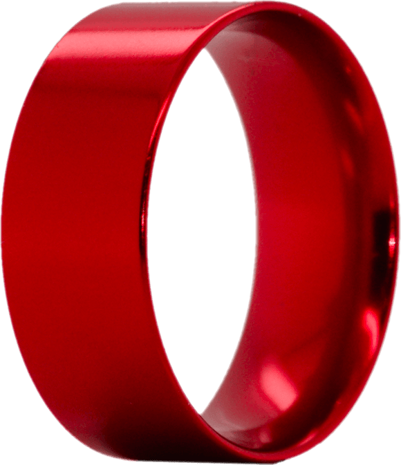Anodized Red Aluminum Ring Core Insert 8mm Discontinued Stock