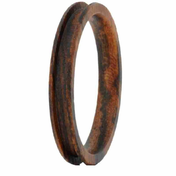 Wood Ring Core Blank 4mm Bocote Wood for inlay - Opal & Findings