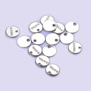 Small Stamping Tags For Logos - Opal & Findings