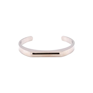 Stainless Steel Offset Inlay Cuff