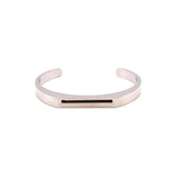 Stainless Steel Offset Inlay Cuff