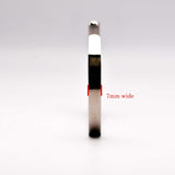 Stainless Steel Offset Inlay Cuff