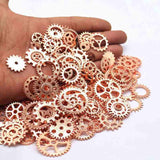 Steampunk Cogs and Gears Charm Pendants - Opal & Findings