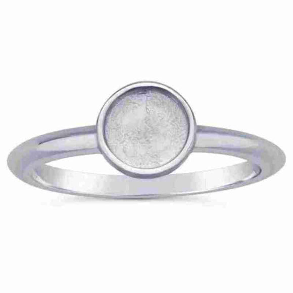 .960 Argentium Silver Oval Signet Ring Blanks 8