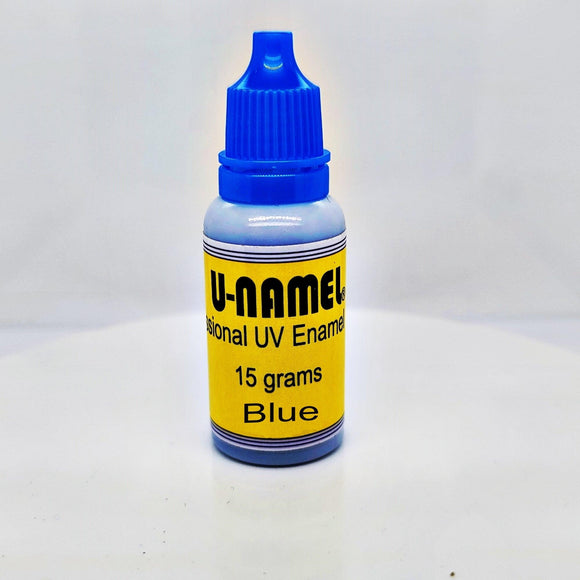 UV Enamel U-NAMEL 15 grams,  BLUE, opaque