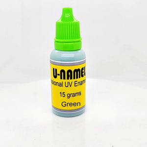 UV Enamel U-NAMEL 15 grams, GREEN, opaque