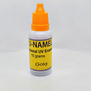 UV Enamel U-NAMEL 10 grams,  METALLIC GOLD